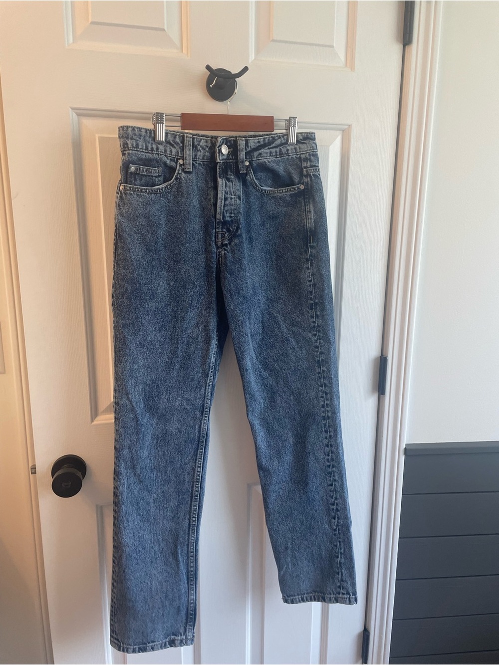 Classic boy’s High-Rise Stonewash Jeans - Blue W-28 / L-32